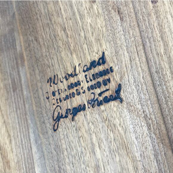 Vintage Georges Briard Teak Charcuterie Signed Briard Tile 60s Danish Modern - Picture 3 of 10